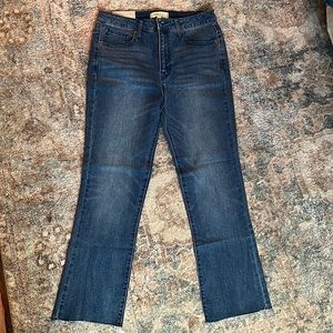 NWT High rise crop flare